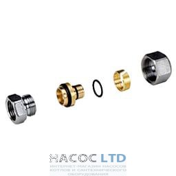 Прямой фитинг с внутренней резьбой 1/2 x 16 (2.00) GIACOMINI