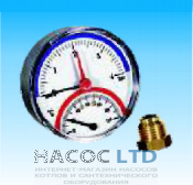 Термоманометр аксиальный Watts TMAX 10 1/2