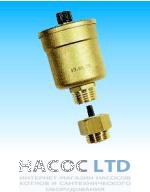 Автоматический воздухоотводчик Watts MINIVENT MV10R с запорным клапаном