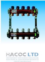 Коллектор для теплых полов с расходомерами Watts HKV/T-6