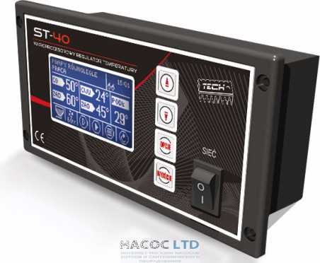 Блок управления пеллетным котлом Tech ST40