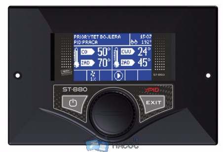 Автоматика для твердотопливного котла TECH ST-880 c PID