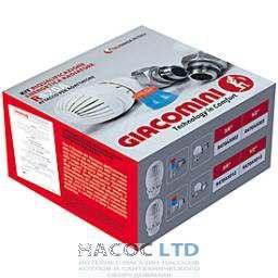 Комплект для подключения радиаторов, прямой (R470X001+R402X133+R15X033) GIACOMINI 1/2