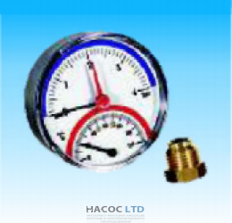 Термоманометр аксиальный Watts TMAX 10 1/2